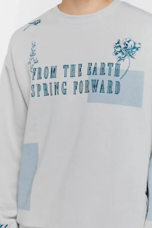 Spring Forward Graphic Pullover