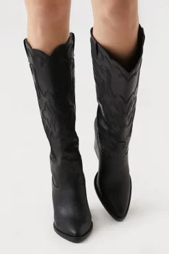 Stacked Heel Cowboy Boots