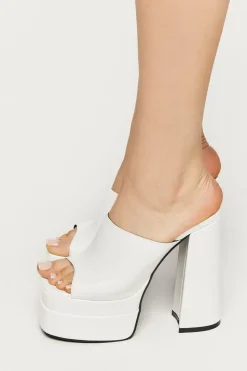 Stacked Platform High Heels