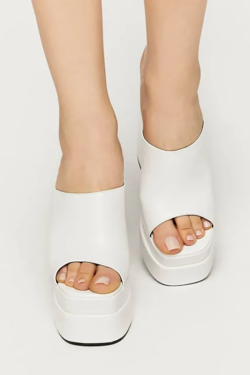 Stacked Platform High Heels