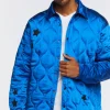 Star Embroidered Quilted Shacket
