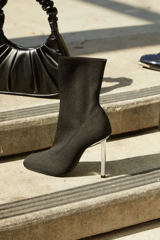 Stiletto Sock Booties
