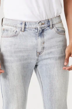 Stone Wash Flare Jeans