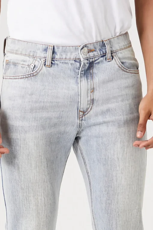Stone Wash Flare Jeans