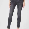 Stone Wash Skinny Jeans