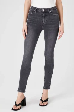 Stone Wash Skinny Jeans