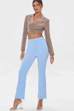 Straight-Leg High-Rise Pants