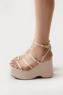 Strappy Platform Wedges