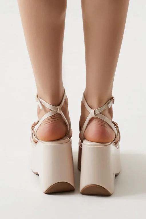 Strappy Platform Wedges