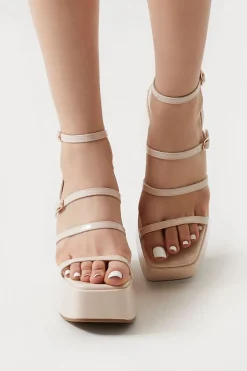 Strappy Platform Wedges