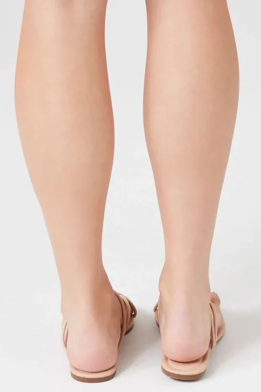 Strappy Slip-On Sandals