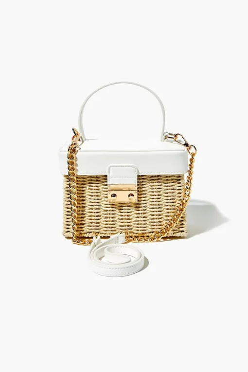 Straw Crossbody Bag