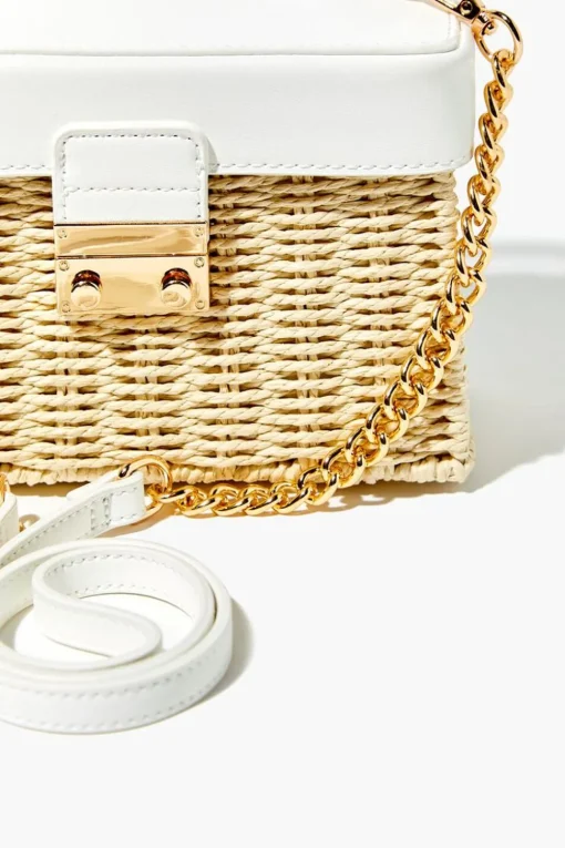 Straw Crossbody Bag