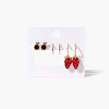 Strawberry Drop Earring Set