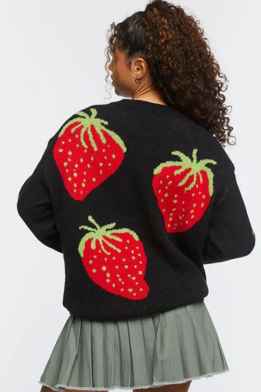 Strawberry Graphic Sweater