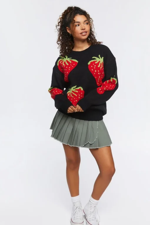 Strawberry Graphic Sweater