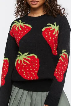 Strawberry Graphic Sweater