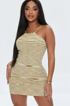 Striped Bodycon Mini Dress