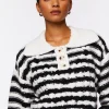 Striped Chelsea Collar Sweater