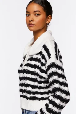 Striped Chelsea Collar Sweater