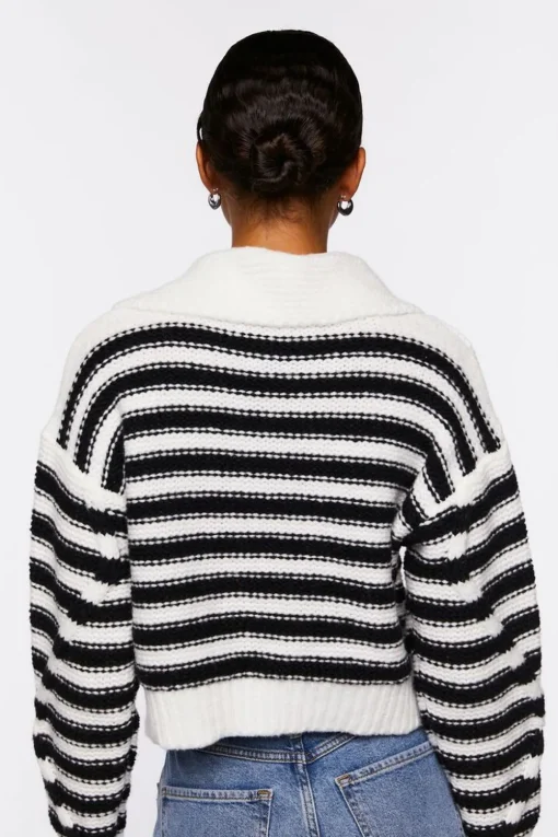 Striped Chelsea Collar Sweater