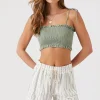 Striped Drawstring Shorts