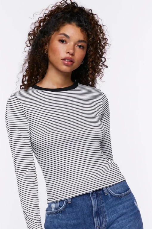 Striped Long-Sleeve Tee
