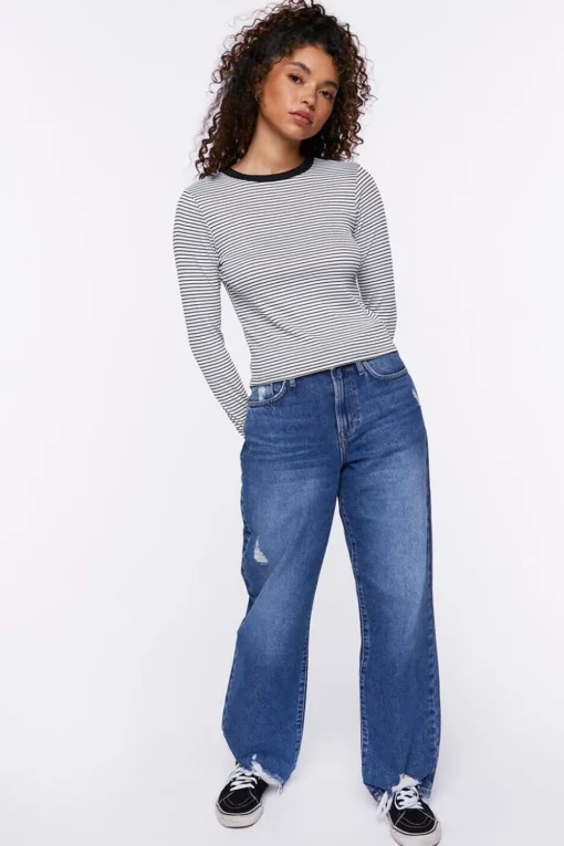 Striped Long-Sleeve Tee