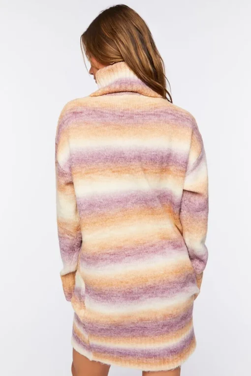 Striped Mini Sweater Dress