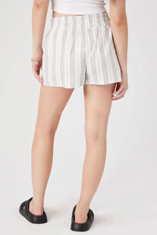 Striped Pull-On Shorts