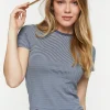 Striped Short-Sleeve Crew Tee