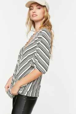Striped Surplice Tunic