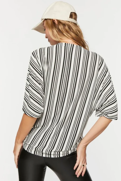Striped Surplice Tunic