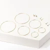 Stud & Hoop Earring Set