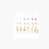 Stud & Hoop Earring Set