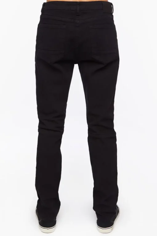 Studded Slim-Fit Jeans