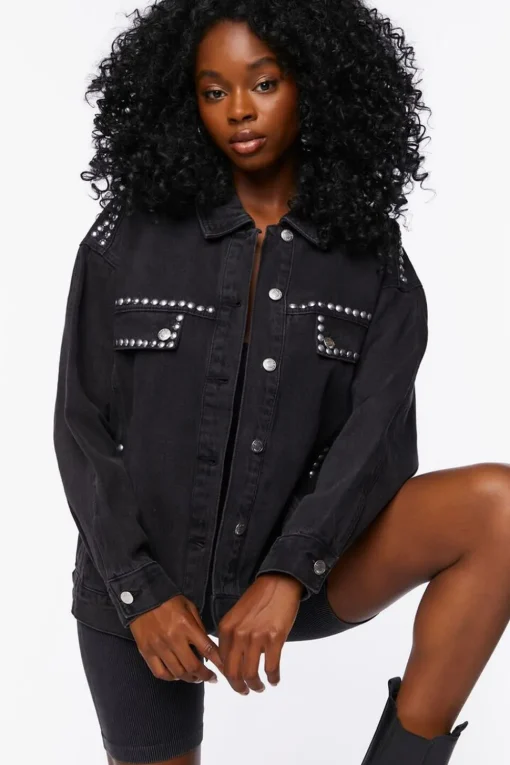 Studded Trucker Jacket