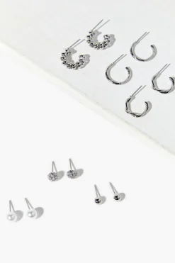 Studs & Hoops Earring Set