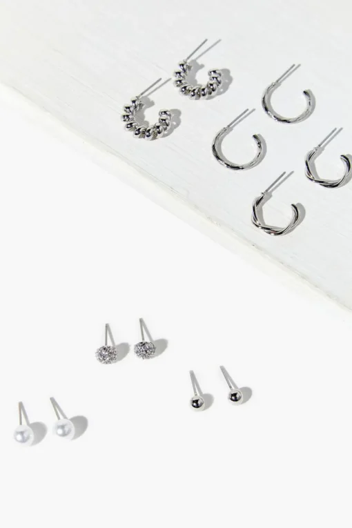 Studs & Hoops Earring Set