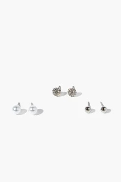 Studs & Hoops Earring Set