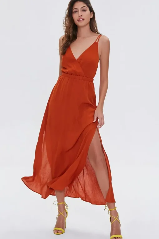Surplice Cami Maxi Dress