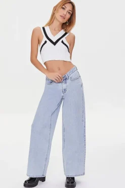 Sweater-Knit Crop Top