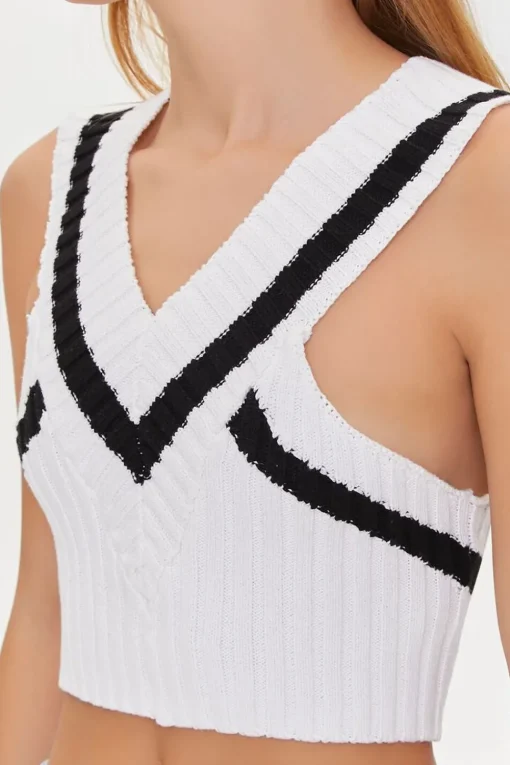 Sweater-Knit Crop Top