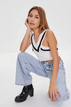Sweater-Knit Crop Top