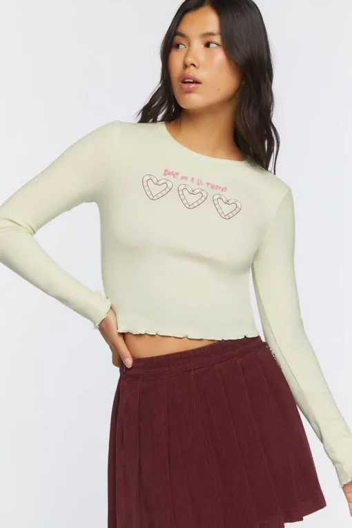 Sweet & A Lil Twisted Graphic Top