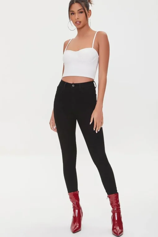 Sweetheart Cropped Cami