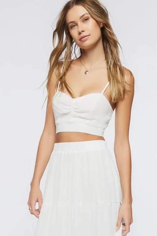 Sweetheart Cropped Cami & Maxi Skirt Set