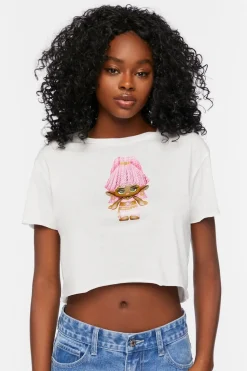 Symone Cropped Graphic Tee