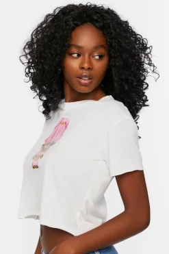 Symone Cropped Graphic Tee