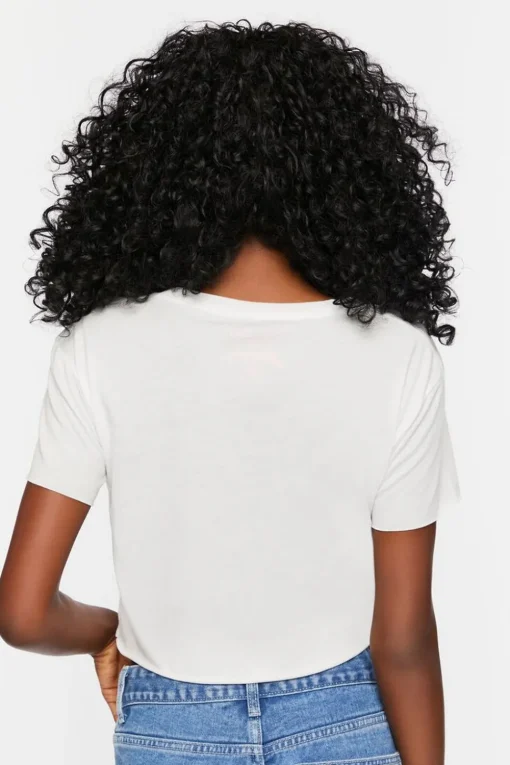 Symone Cropped Graphic Tee